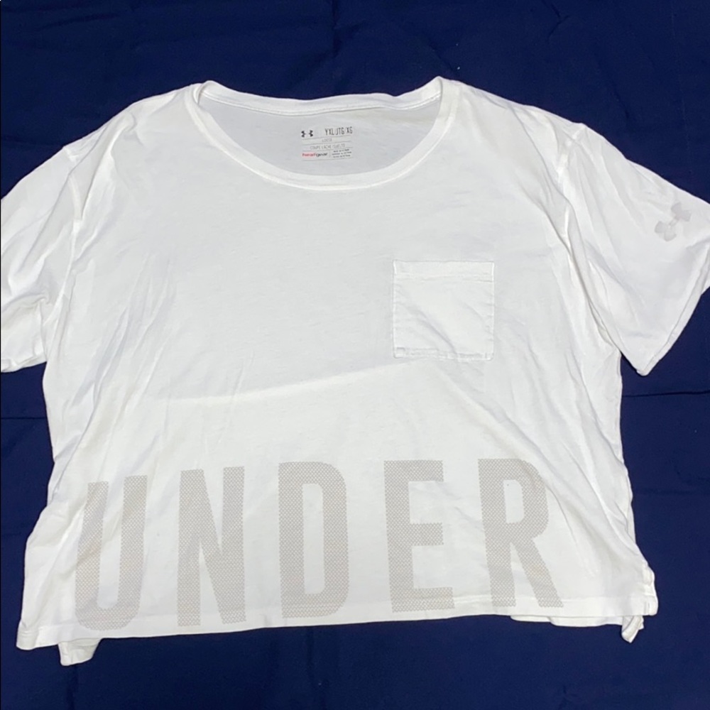 Cropped under armour top!!
